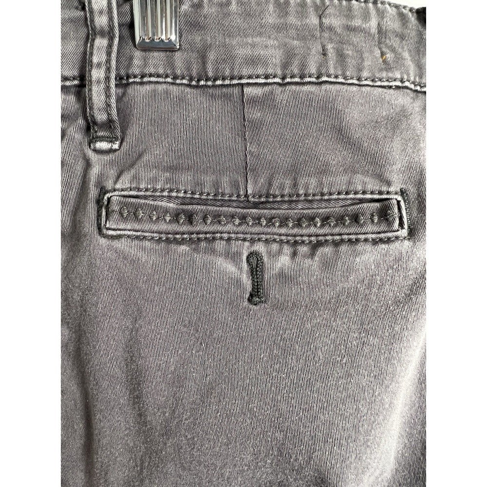 Anthropologie Pilcro Hyphen Fit Embroidered Chino Pants Women's Size 26 Gray - Picture 10 of 15